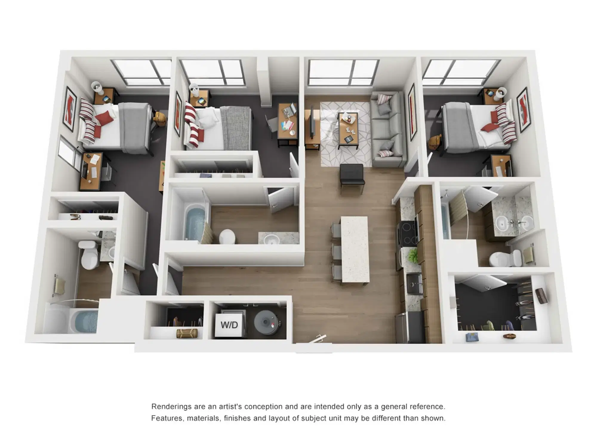 Everly On The Loop, St Louis – Room in 3 Bedroom 3 Bathroom | C5