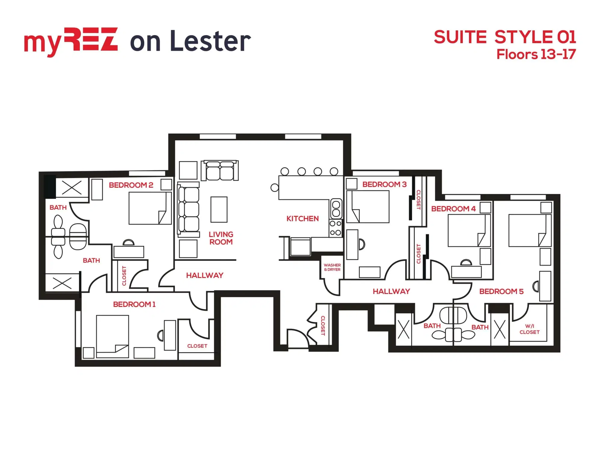 MyRez On Lester, Waterloo – 5 Bed 4 Bath