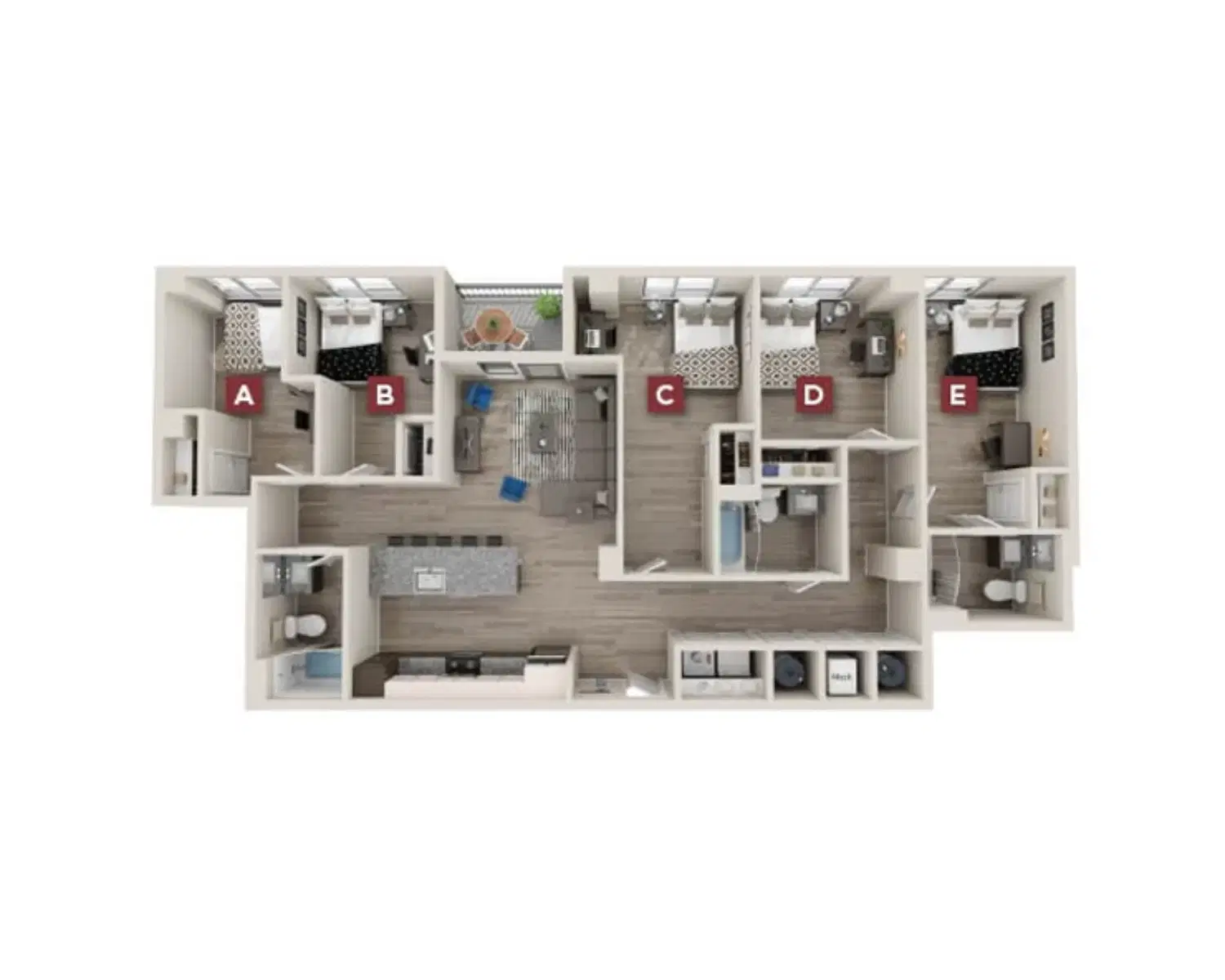 The Standard, Austin – Forestdale Room in 5 Bedroom 3 Bathroom