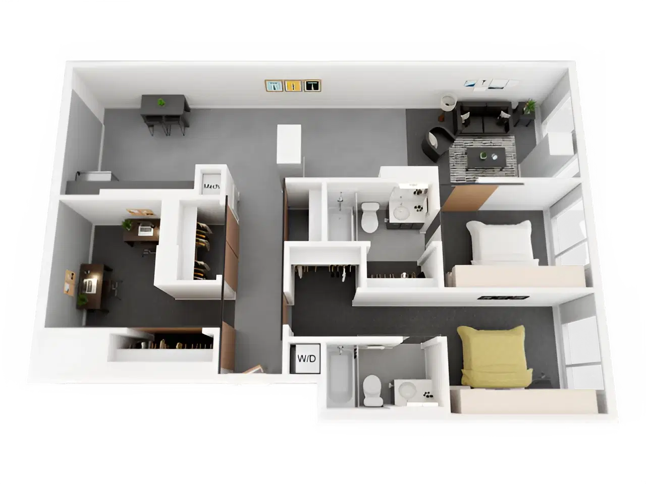 EVO At Cira Centre South, Philadelphia – 2 Bedroom 2 Bathroom