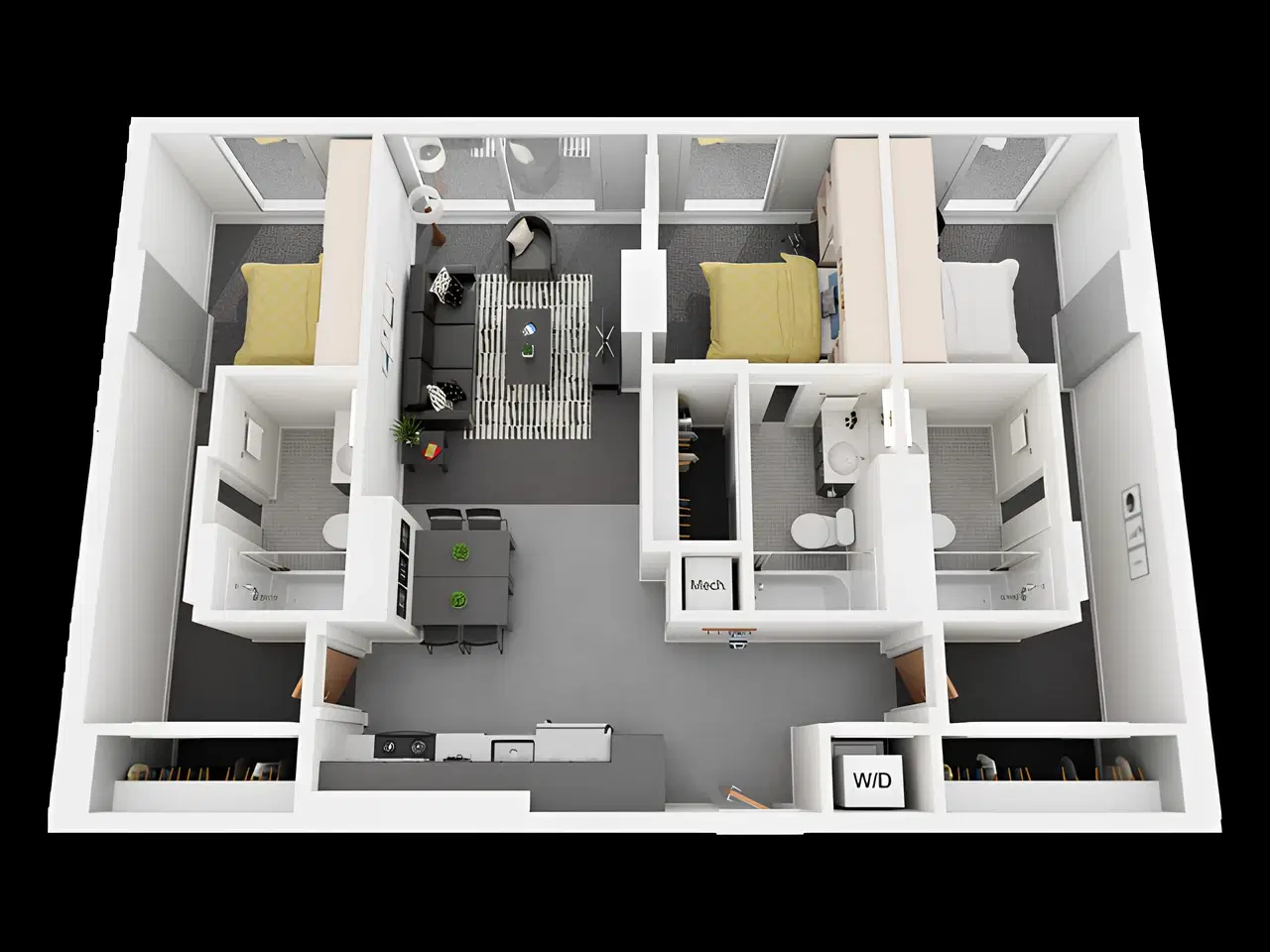 EVO At Cira Centre South, Philadelphia – 3 Bedroom 3 Bathroom