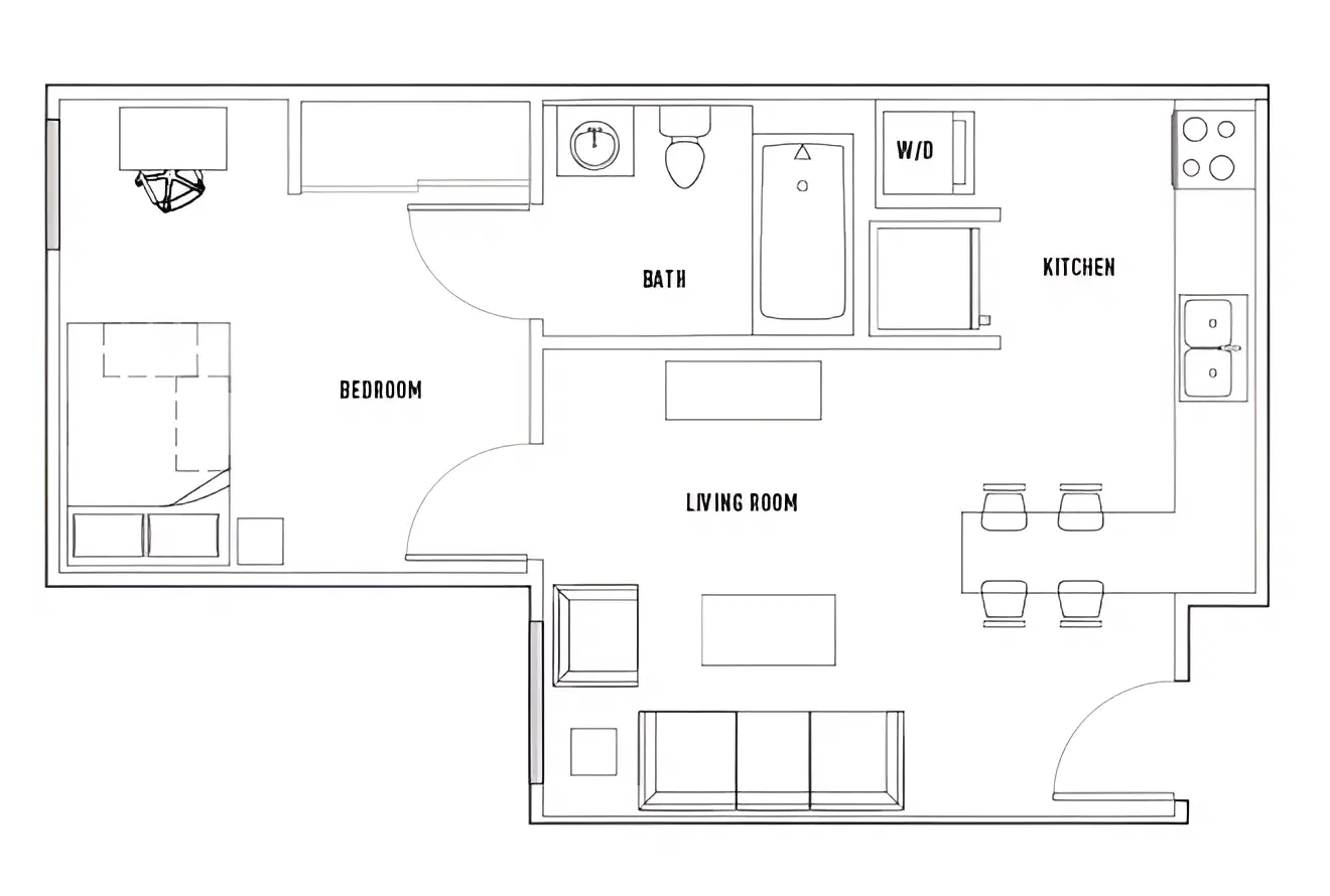 University Village At Sweethome, Amherst – 1 Bed - 1 Bath