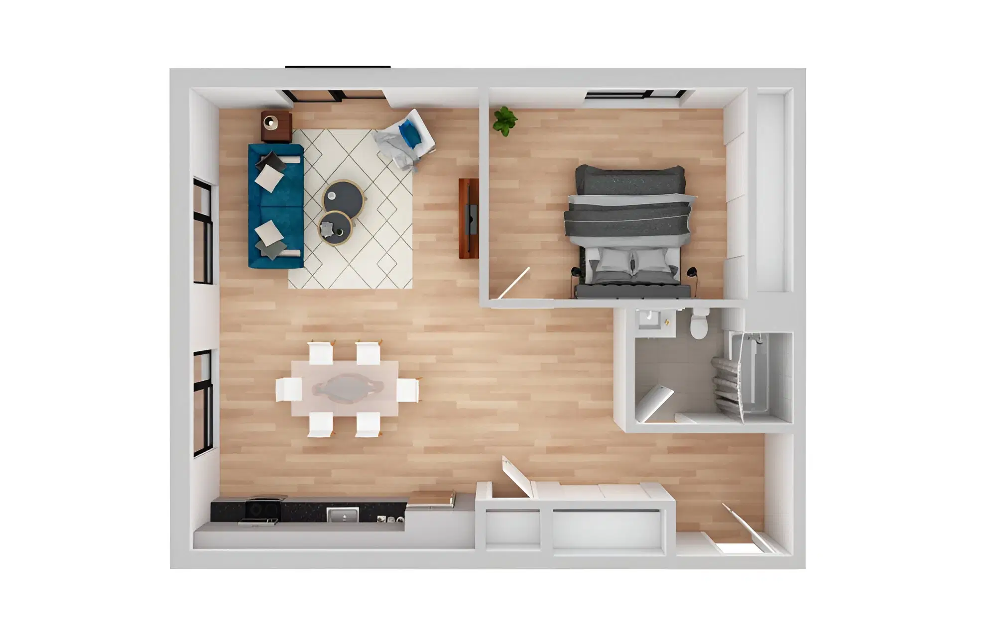The Tremont, Boston – 1 Bed 1 Bath