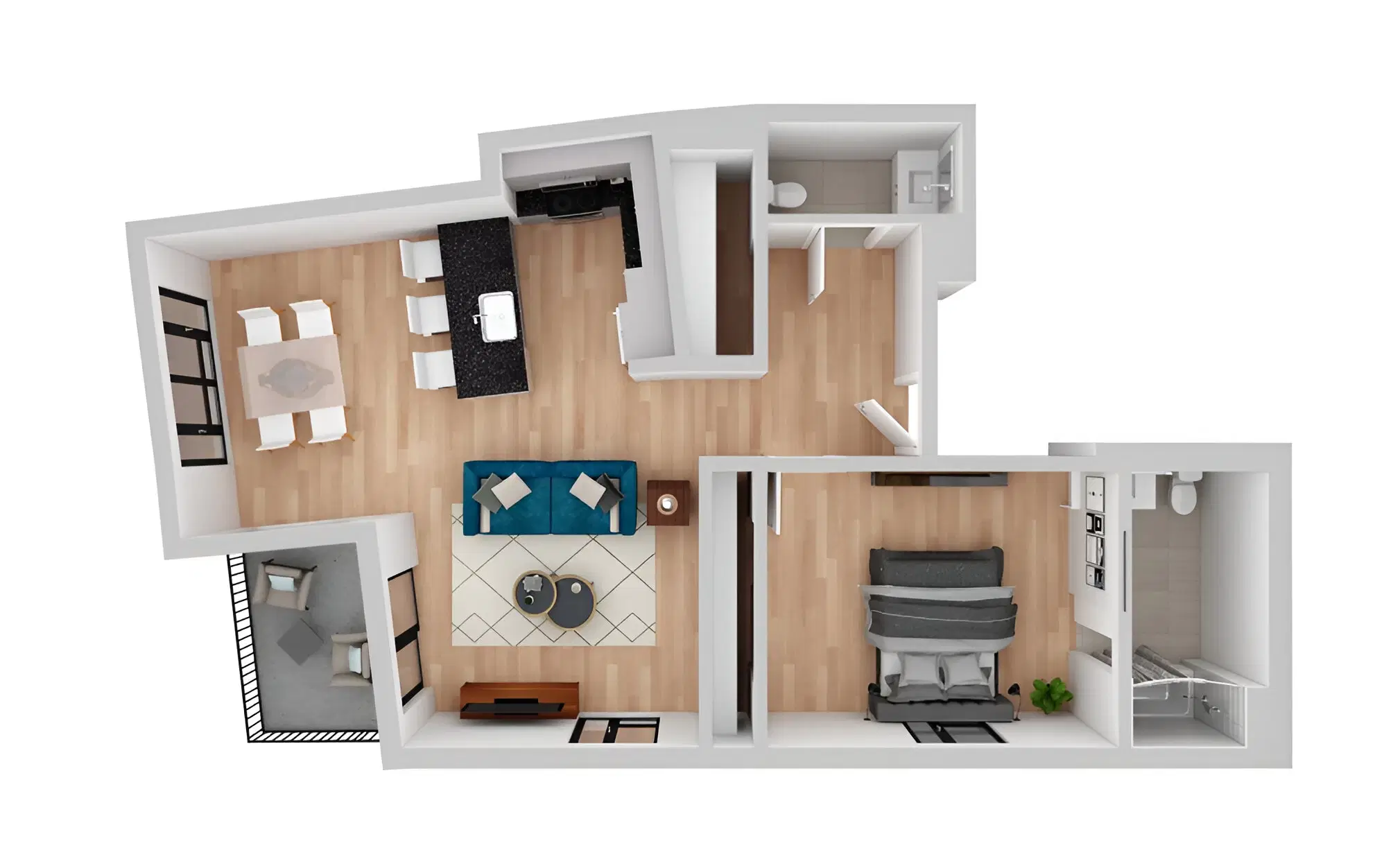 The Tremont, Boston – 1 Bed 1.5 Bath