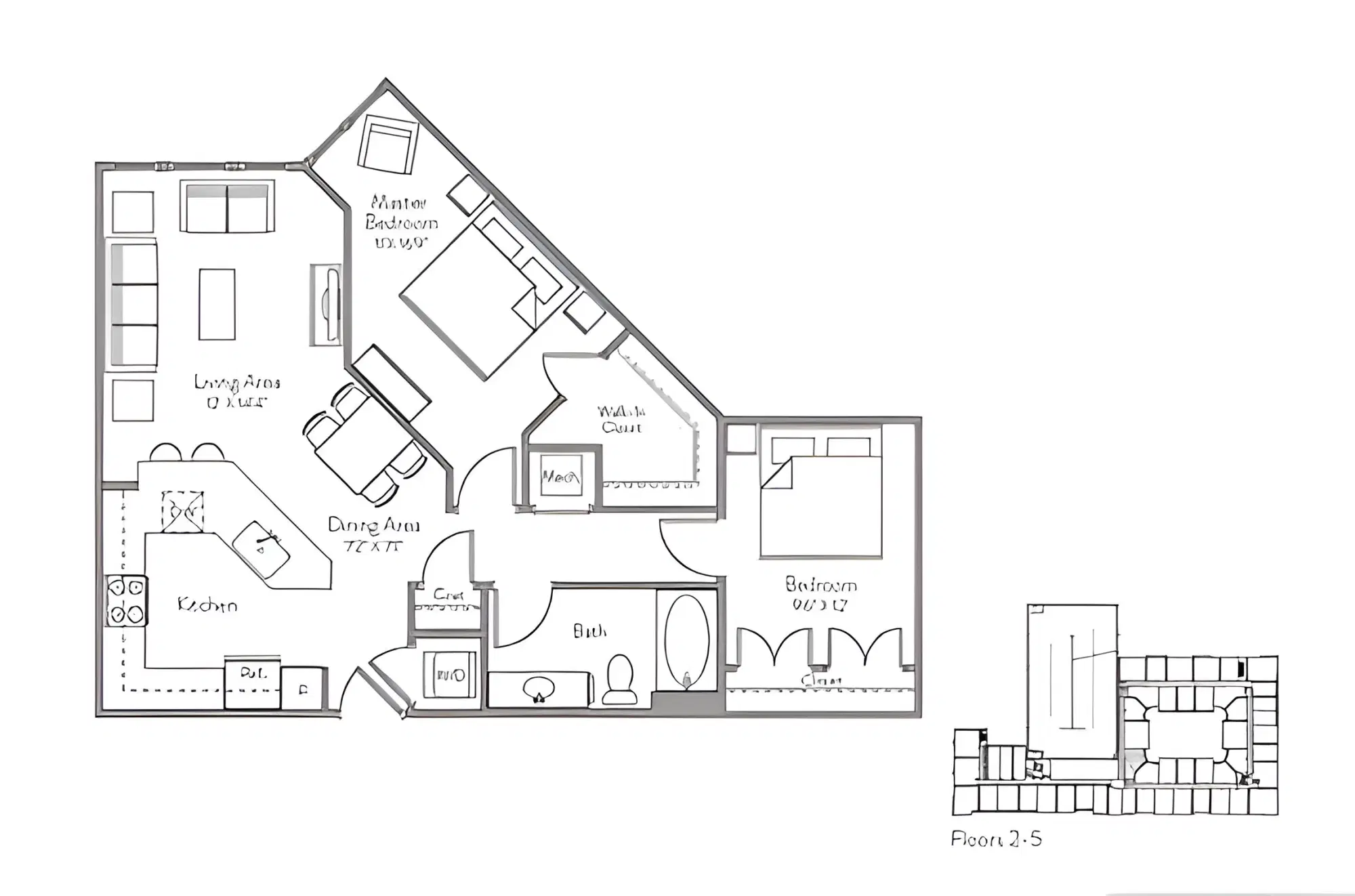 Monument Village, College Park – 2 Bed 1 Bath