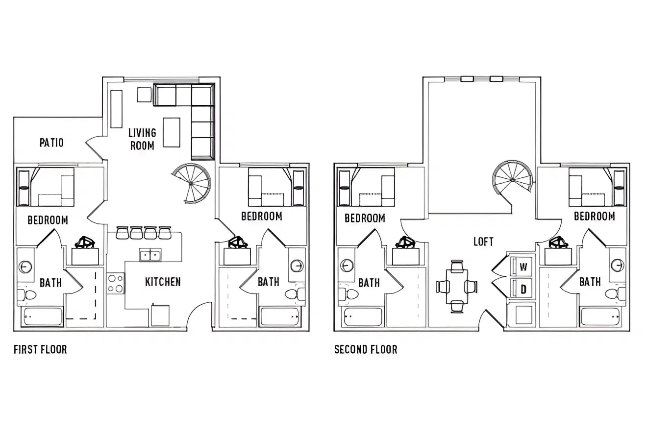 Callaway House Apartments, Norman – Room in 4 Bed - 4 Bath Townhome