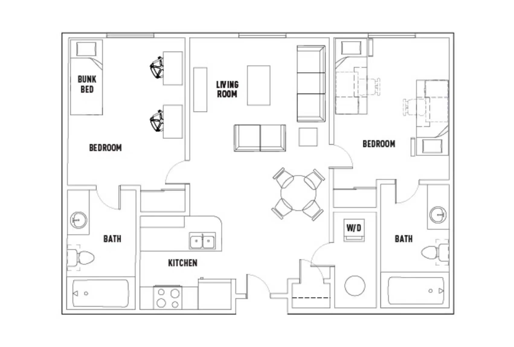 Grandmarc Seven Corners, Minneapolis – Room in 2 Bed - 2 Bath A Shared