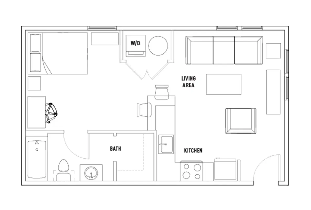 The Lodges, East Lansing – Studio D