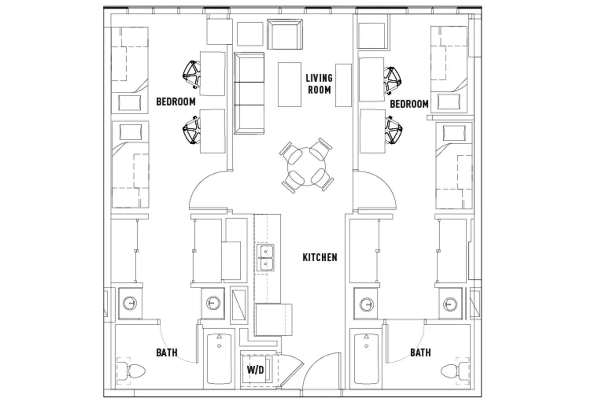 The Summit At University City, Philadelphia – Room in 2 Bed - 2 Bath Suite A