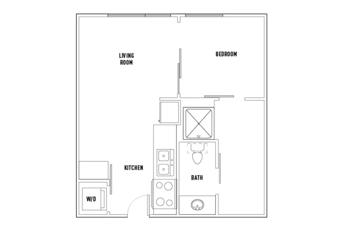 Twelve At U District, Seattle – 1 Bed - 1 Bath B