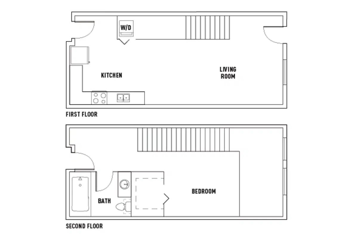 Bridges At 11th, Seattle – 1 Bed - 1 Bath Loft Deluxe Shared