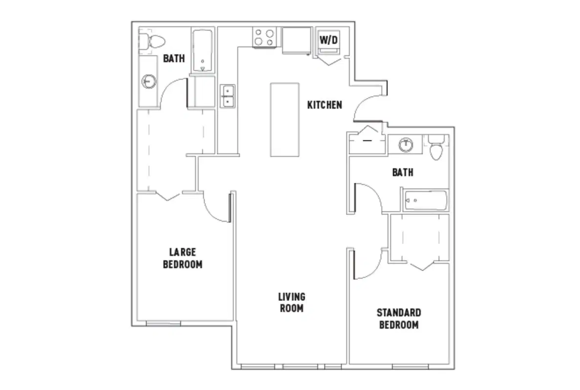 Bridges At 11th, Seattle – Room in 2 Bed - 2 Bath K