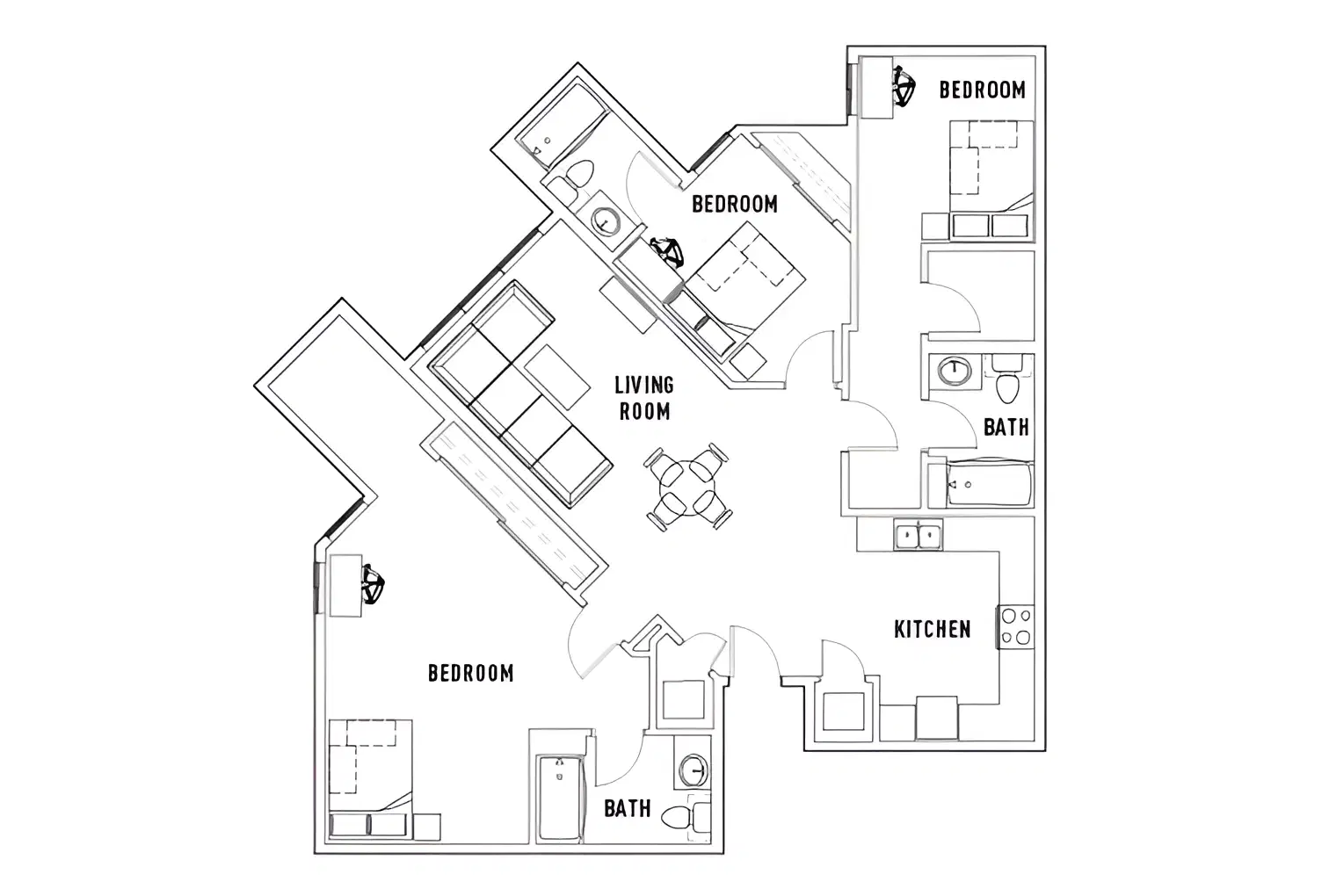 2125 Franklin, Eugene – Room in 3 Bed - 3 Bath B