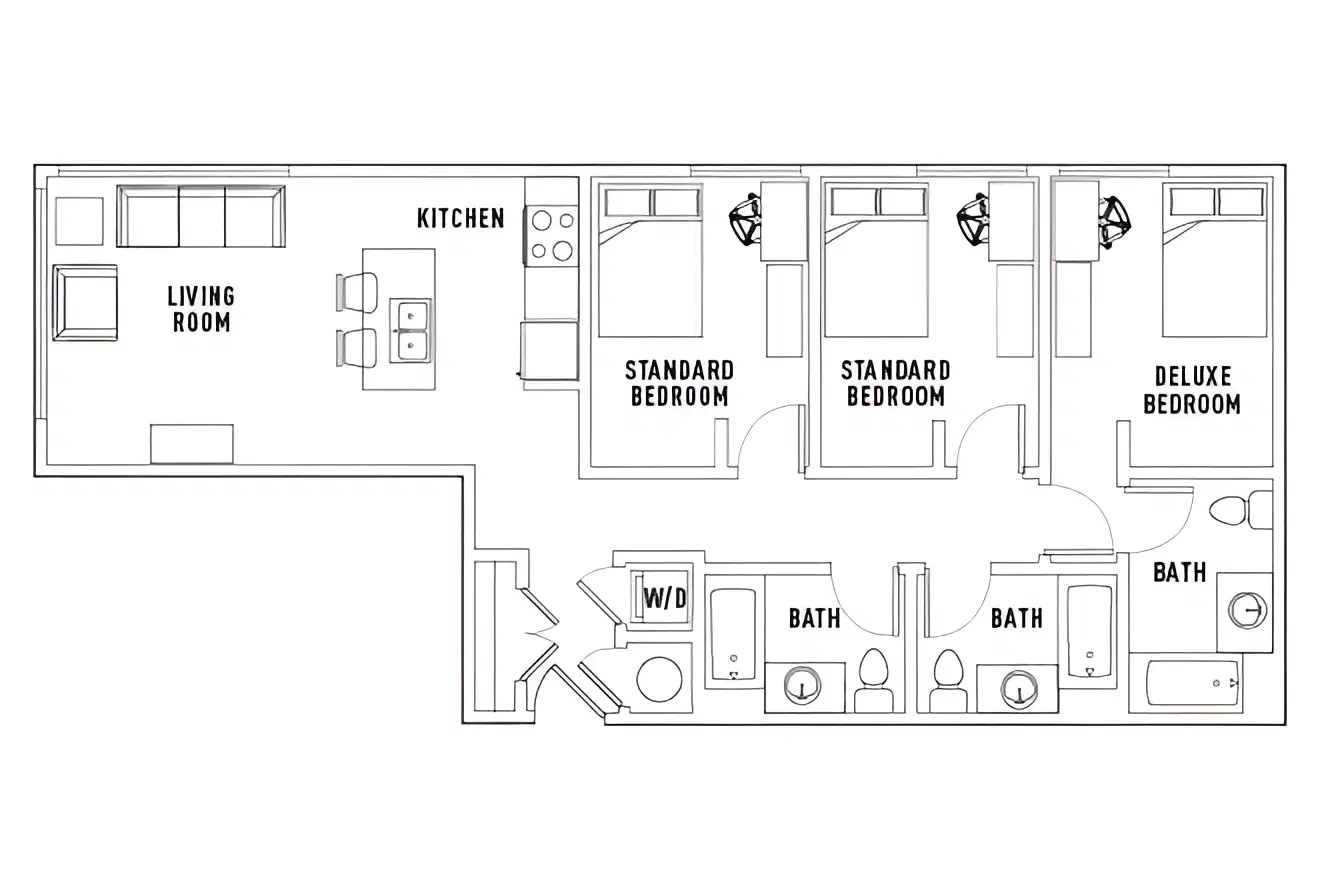 State, Fort Collins – Room in 3 Bed - 3 Bath D
