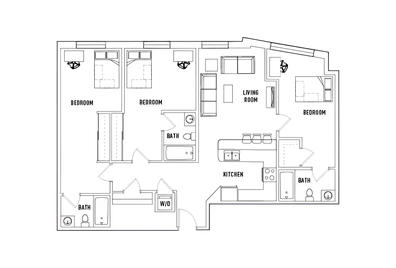1200 West Marshall, Richmond – Room in 3 Bed - 3 Bath H