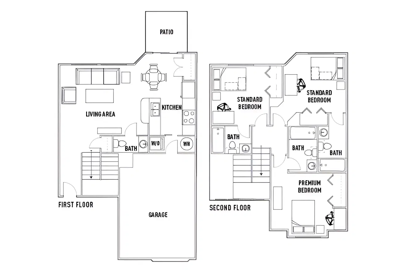 Bishops Square, San Marcos – Room in 3 Bed - 3.5 Bath B