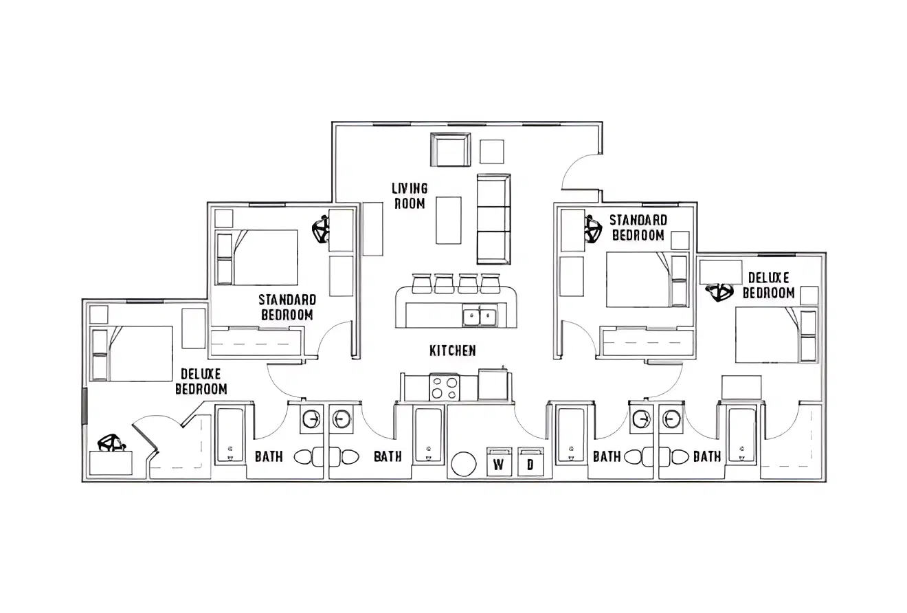 The Province, Rochester – Room in 4 Bed - 4 Bath B