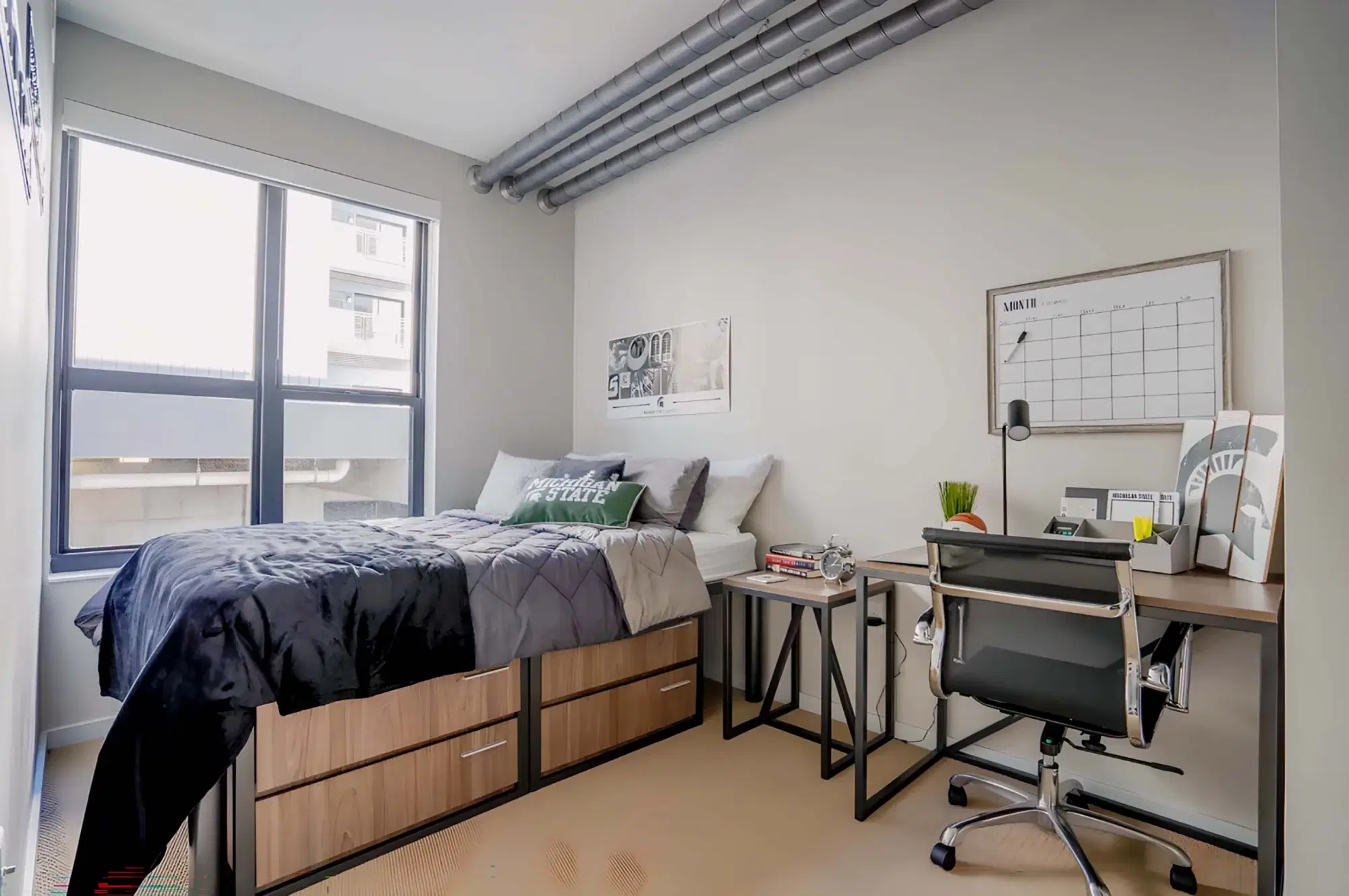 Landmark On Grand River, East Lansing – Room in 3 Bedroom 2 Bathroom | D1 Penthouse