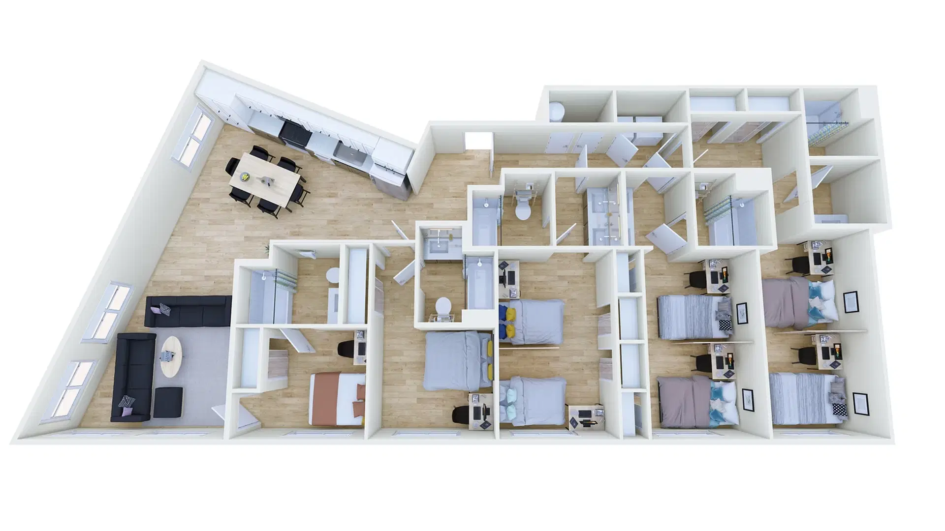 Identity Davis, Davis – Room in 5 Bedroom 5 Bathroom | E4