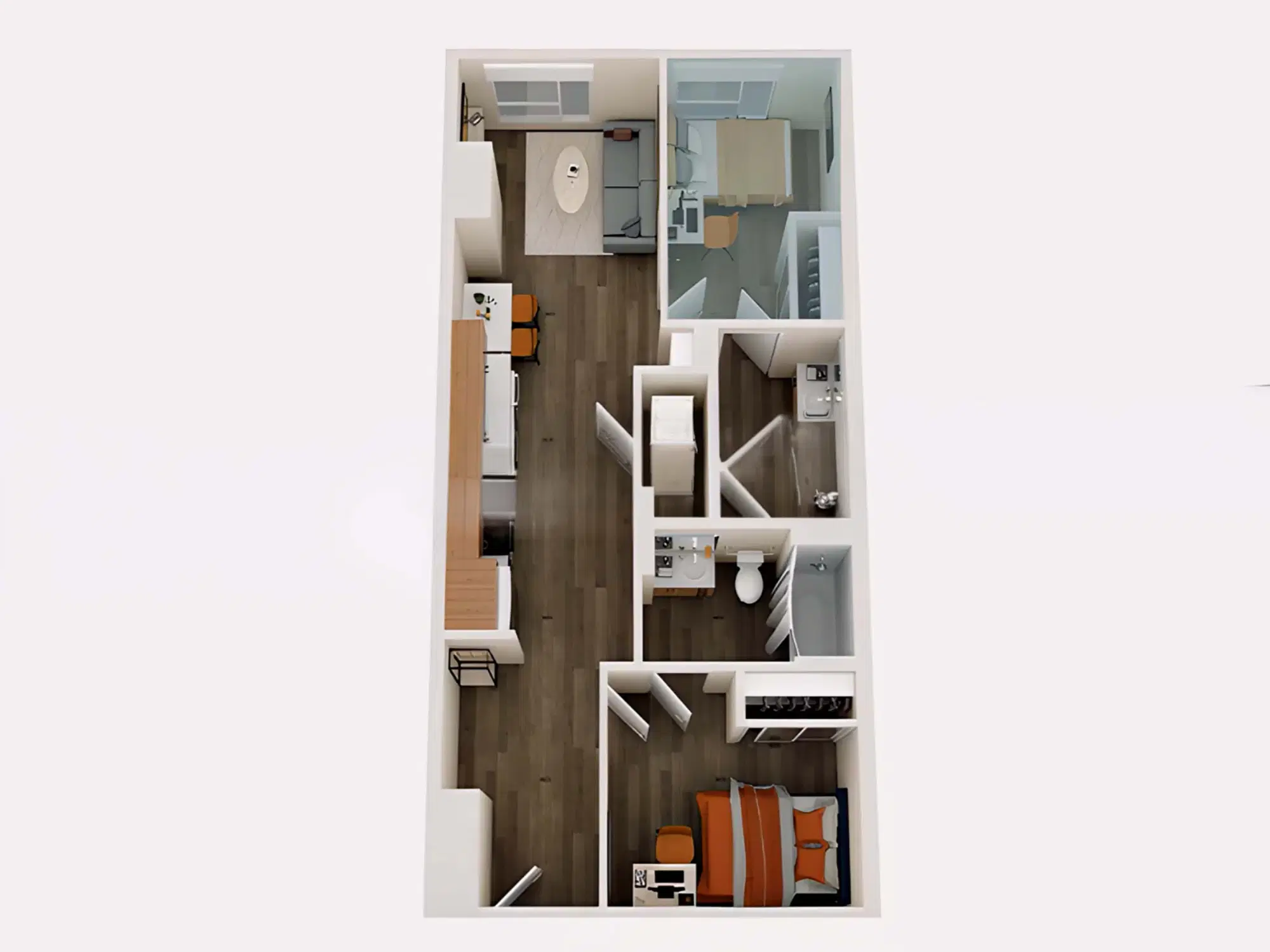 Rise At West Campus, Austin – 2x2 Penthouse Room in 2 Bedroom 2 Bathroom
