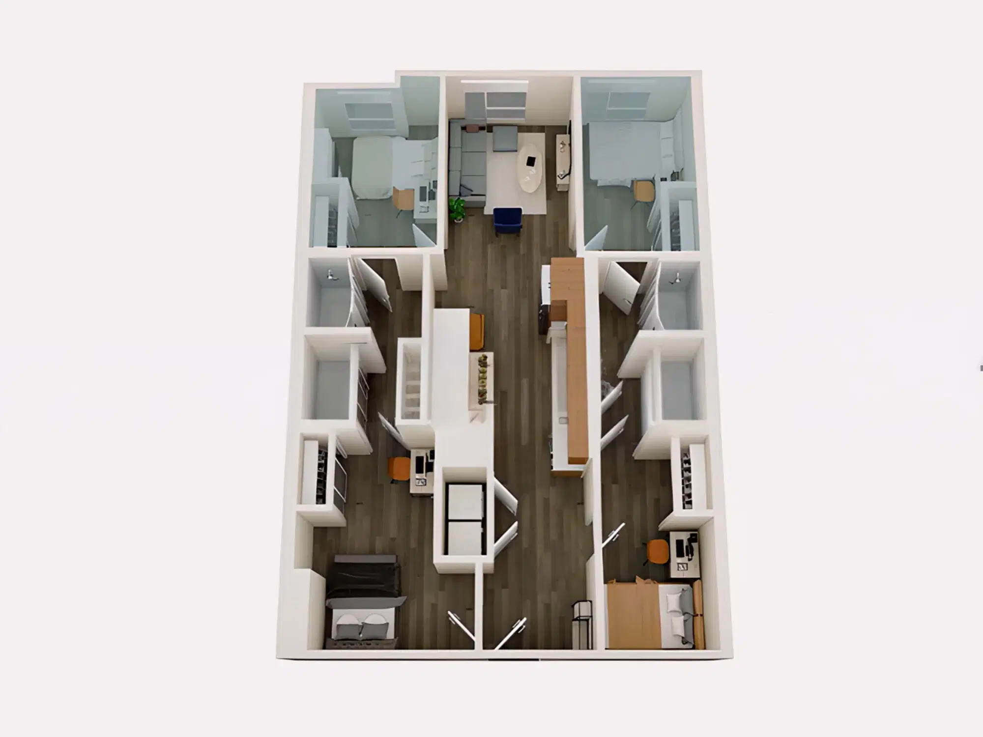 Rise At West Campus, Austin – 4x2 Club Room in 4 Bedroom 2 Bathroom