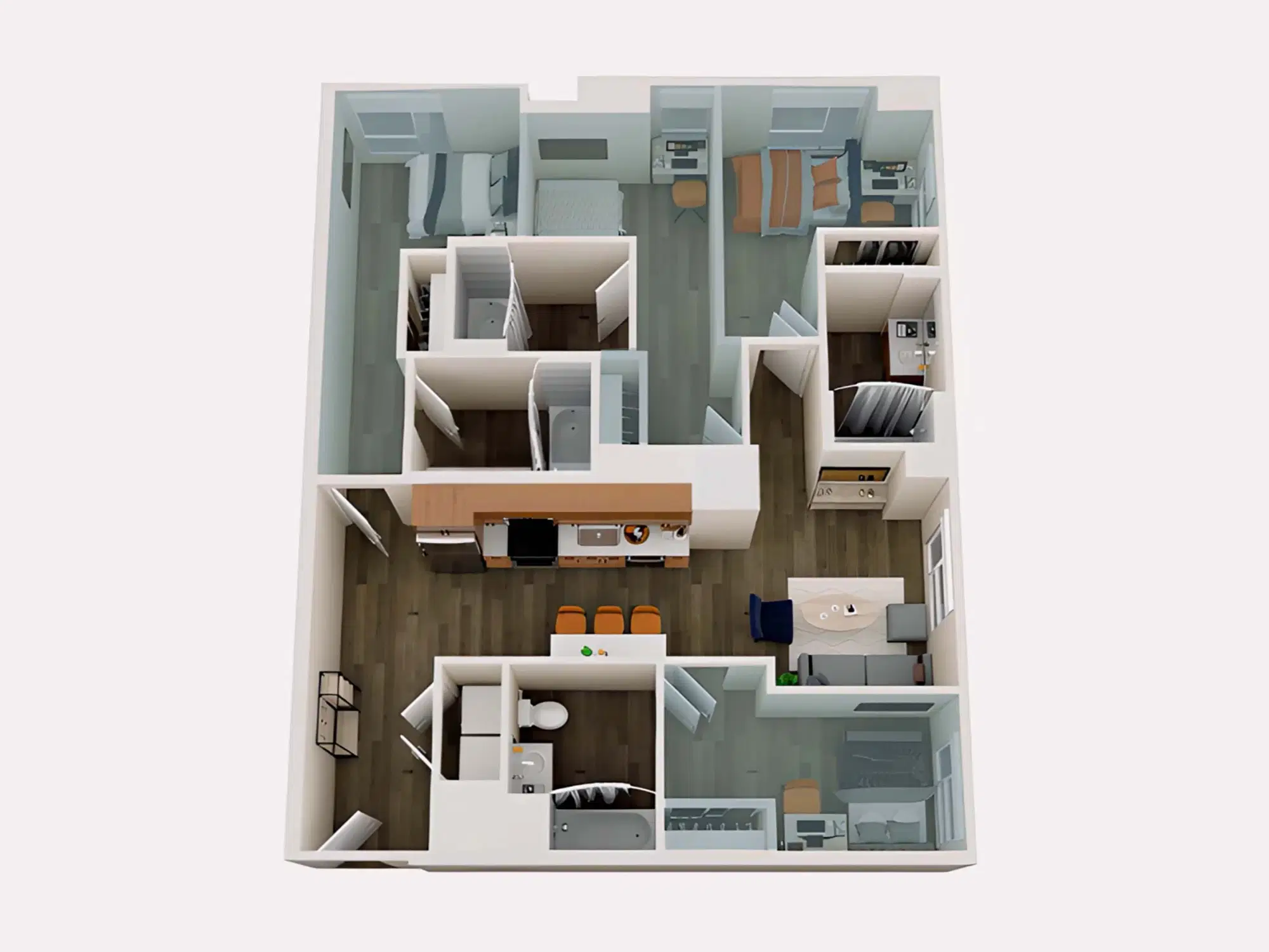 Rise At West Campus, Austin – 4x4 Penthouse Room in 4 Bedroom 4 Bathroom