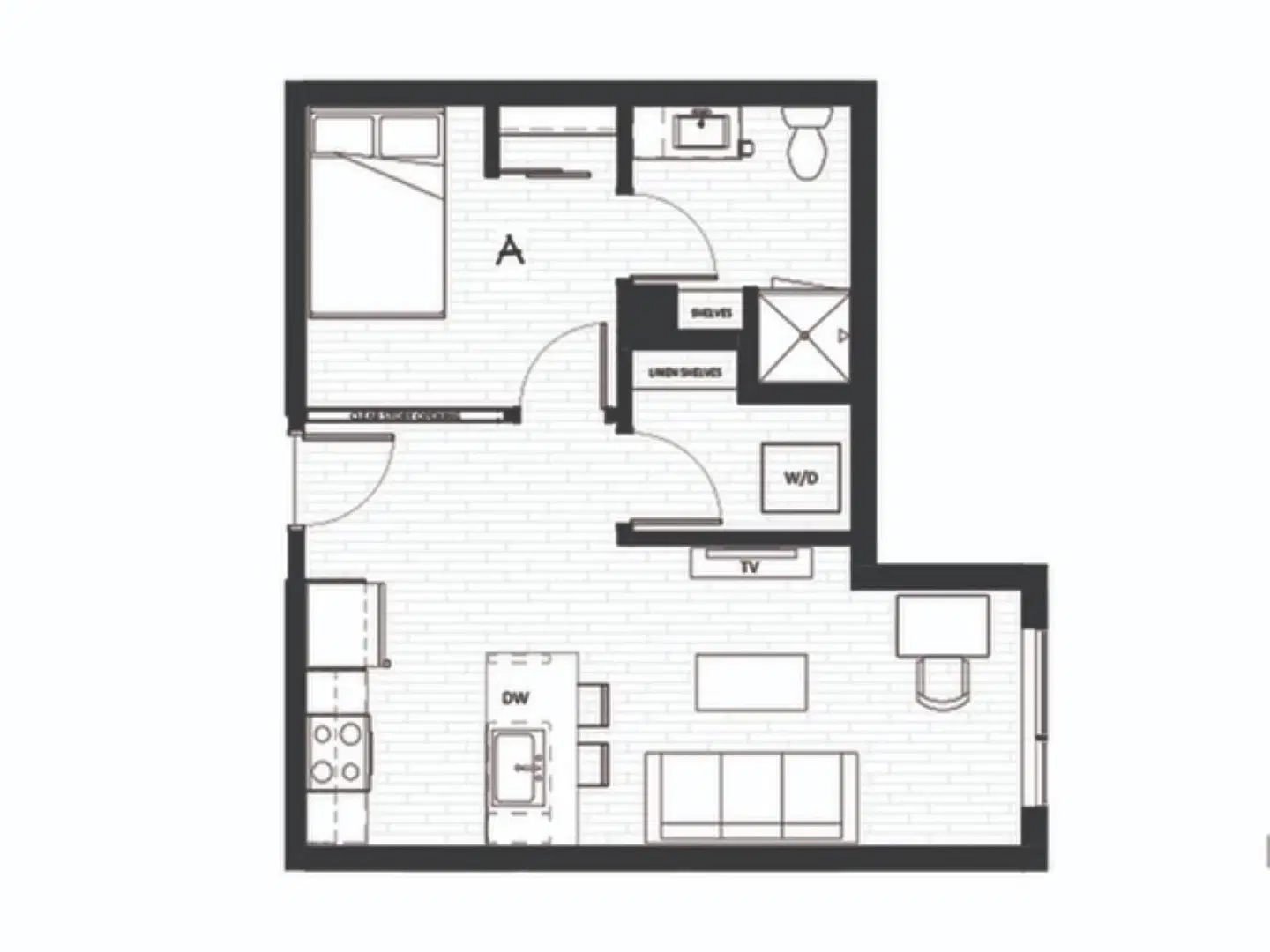 Uncommon Dinkytown, Minneapolis – 1x1 Junior 1 Bedroom 1 Bathroom