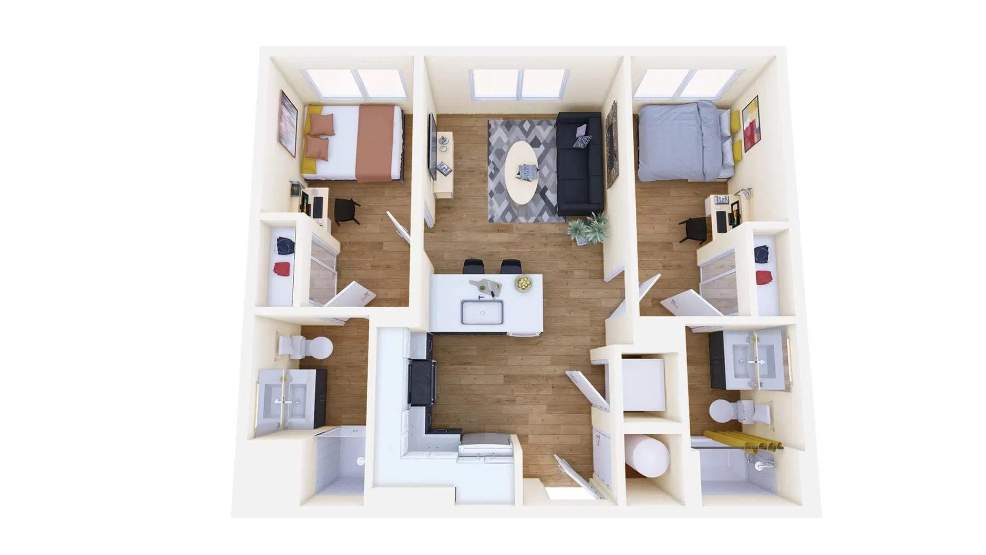 HERE Tuscaloosa, Tuscaloosa – Room in 2 Bedroom 2 Bathroom | 2x2 Primary