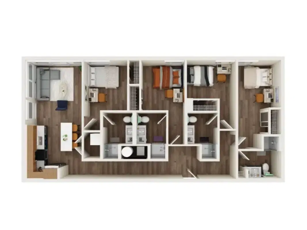 Uncommon Boise, Boise – Room in 4 Bedroom 4 Bathroom | 4x4 Corner