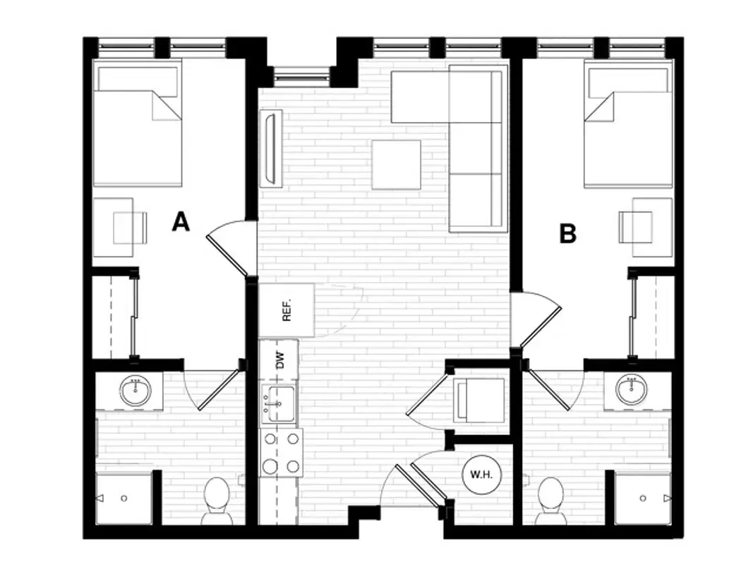 Uncommon Athens, Athens – 2x2 Premium Room in 2 Bedroom 2 Bathroom