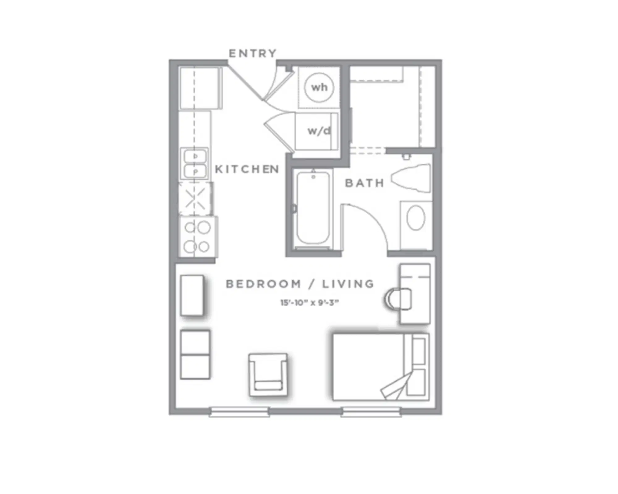 GrandMarc At Tallahassee, Tallahassee – Studio | E1