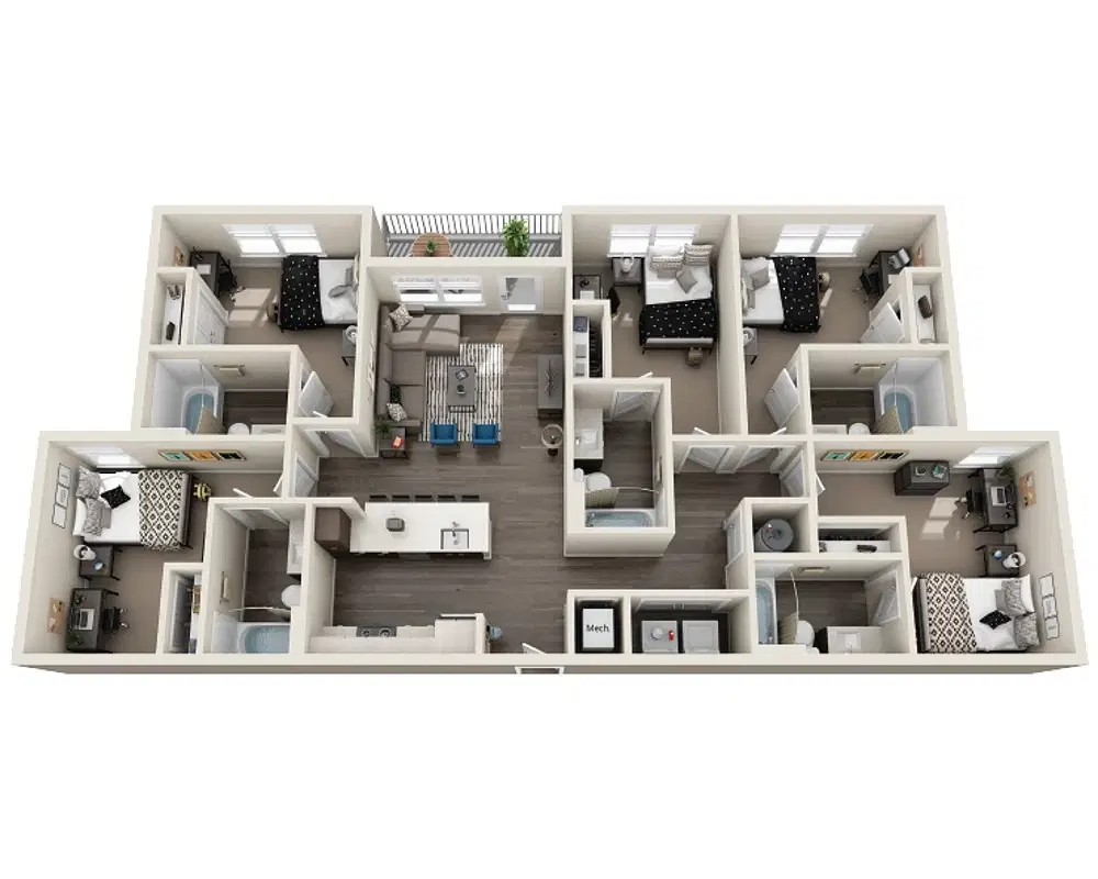 The Standard At Tallahassee, Tallahassee – The Hounslow Room in 5 Bedroom 5 Bathroom