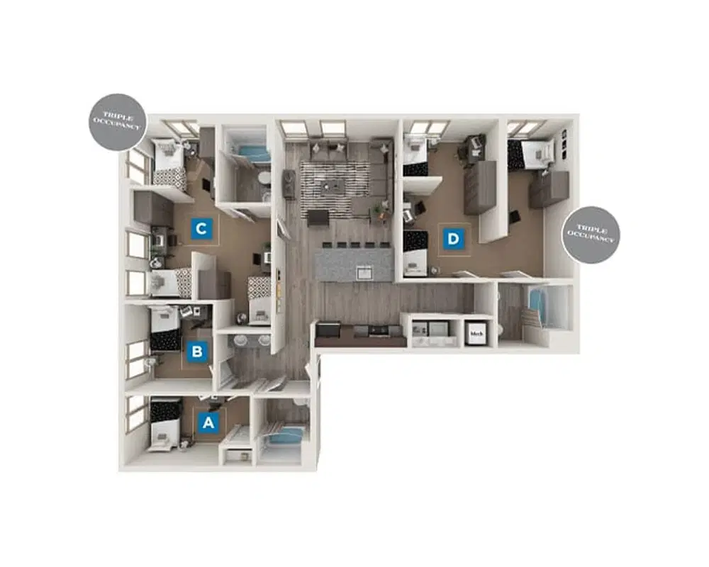 The Standard, Berkeley – Downing Room in 4 Bedroom 3 Bathroom