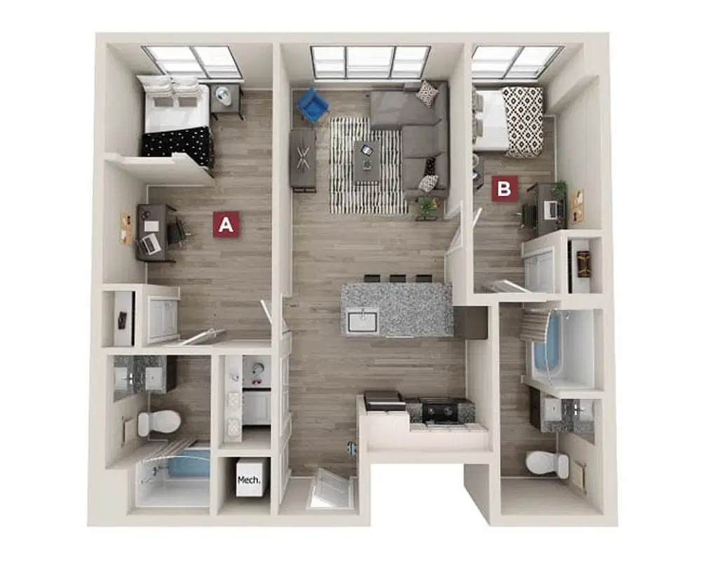 The Standard, Austin – Brookhaven Room in 2 Bedroom 2 Bathroom