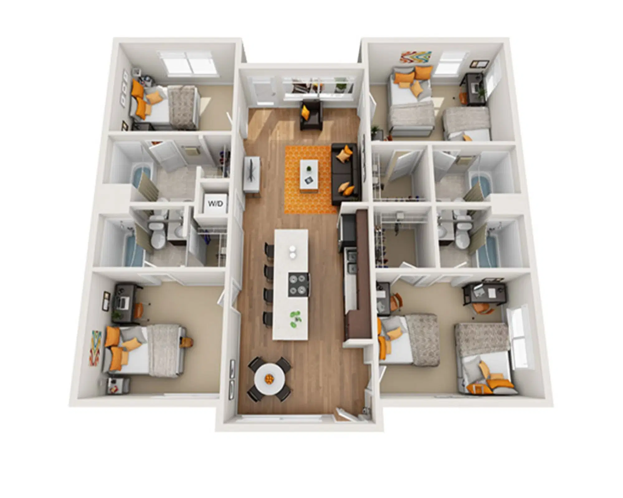 Sol At West Village, Davis – Solstice SD4 Shared Room in 4 Bedroom 4 Bathroom