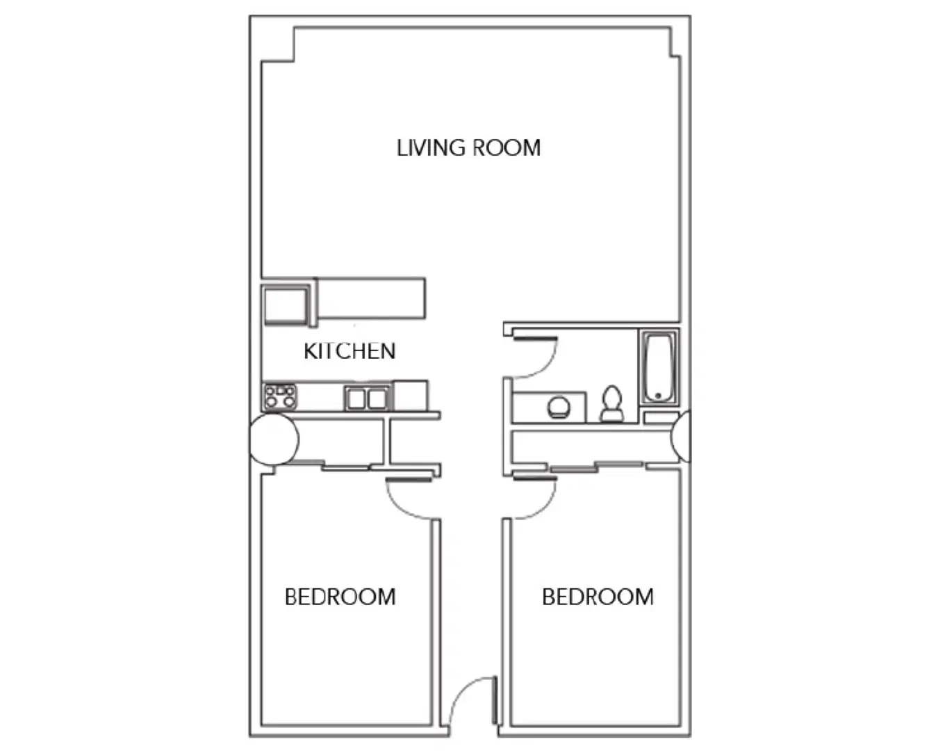 City Lofts, St Louis – Room in 2 Bedroom 1 Bathroom | 2G