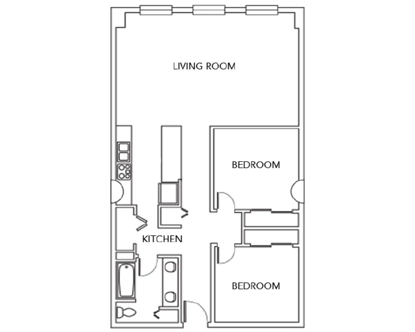 City Lofts, St Louis – Room in 2 Bedroom 1 Bathroom | 2K