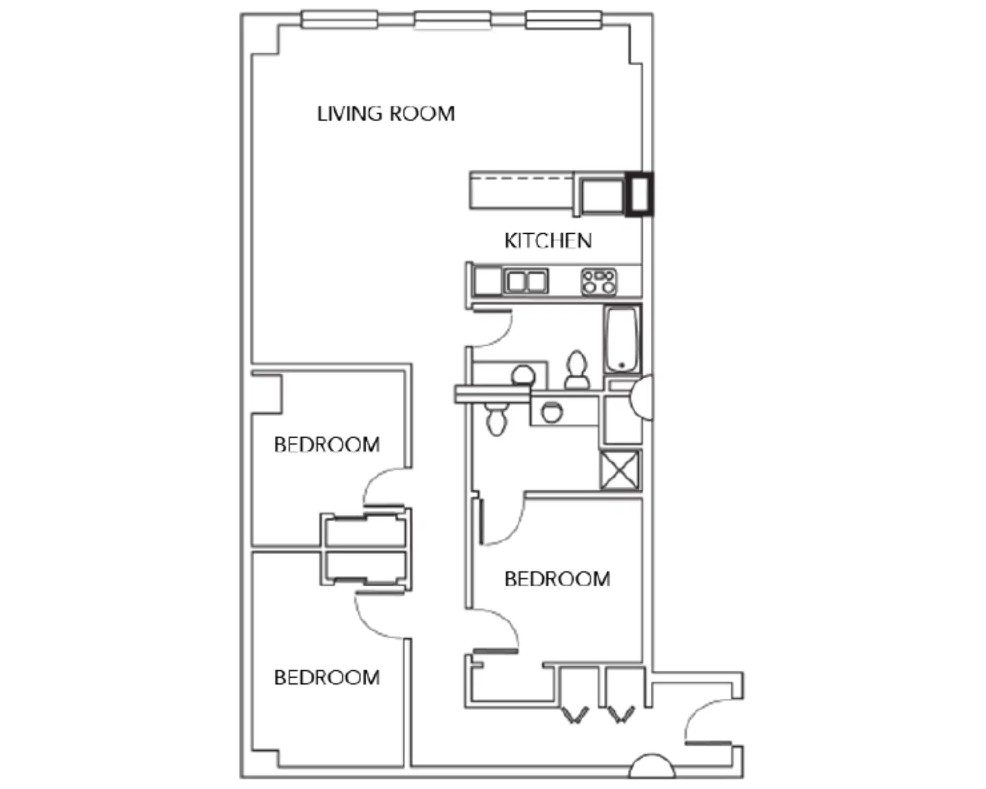 City Lofts, St Louis – Room in 3 Bedroom 2 Bathroom | 3E