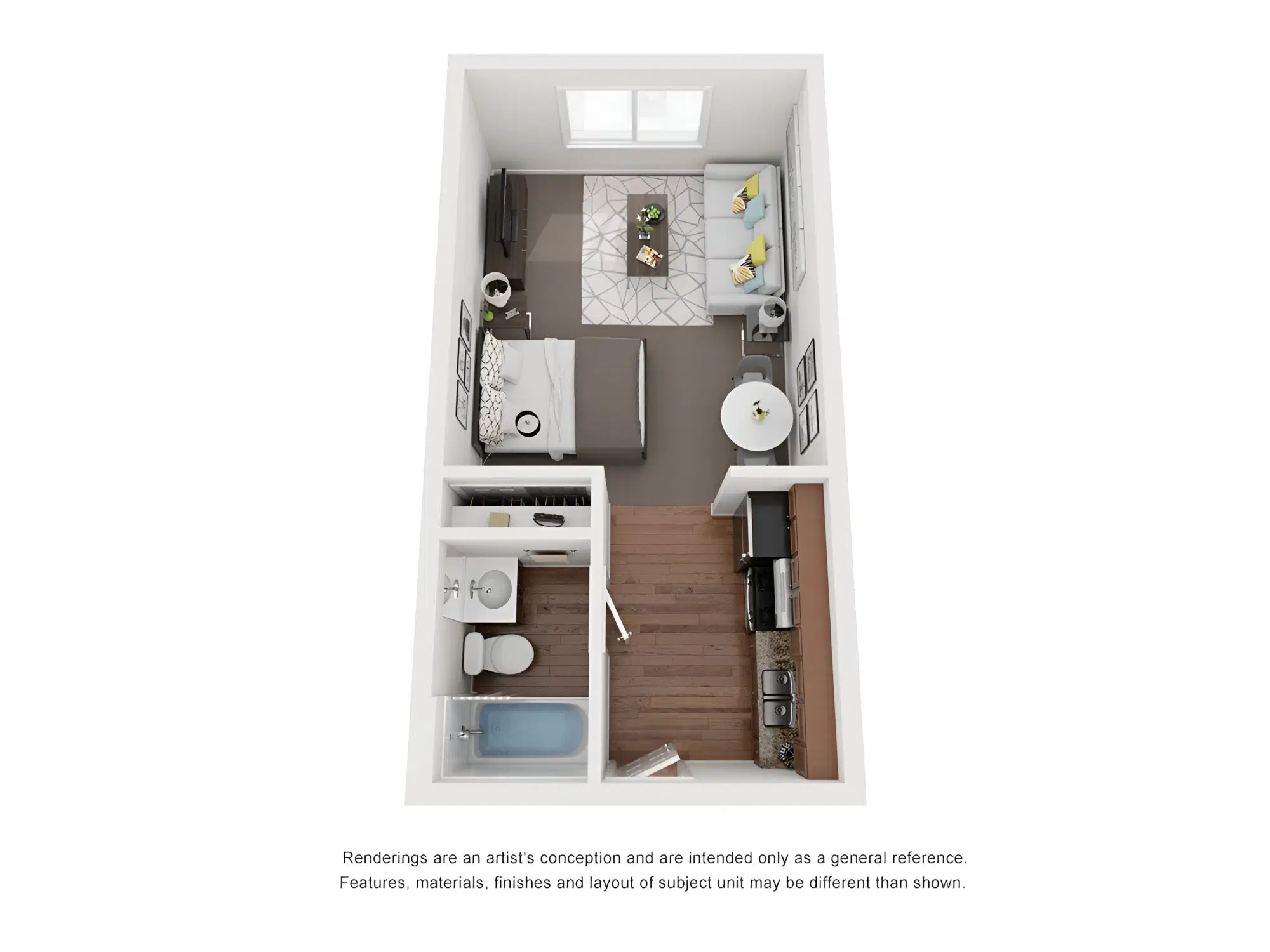 Pinecrest Apartments, Normal – Studio