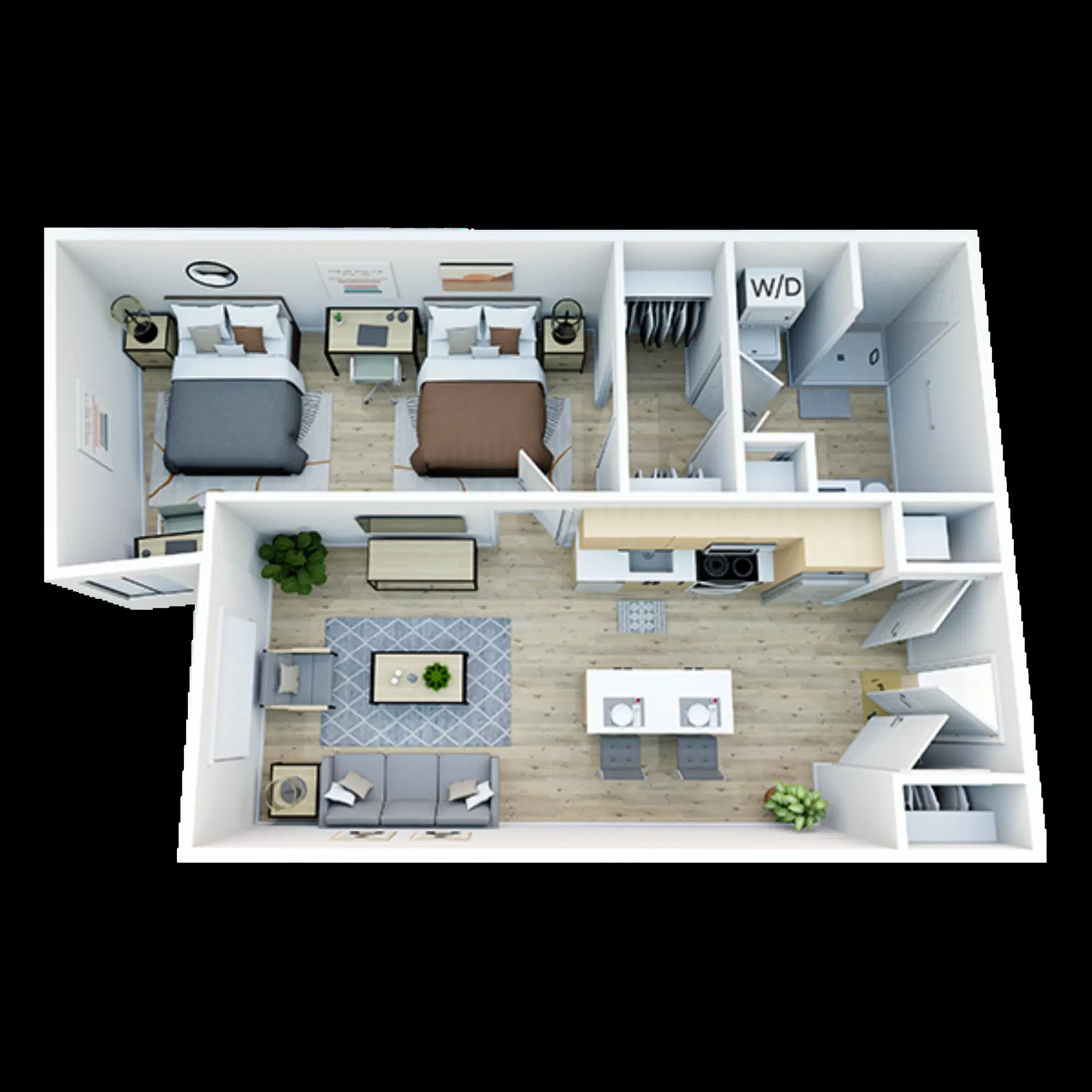 Trailside Student Living, Seattle – 1 Bedroom 1 Bathroom | A10