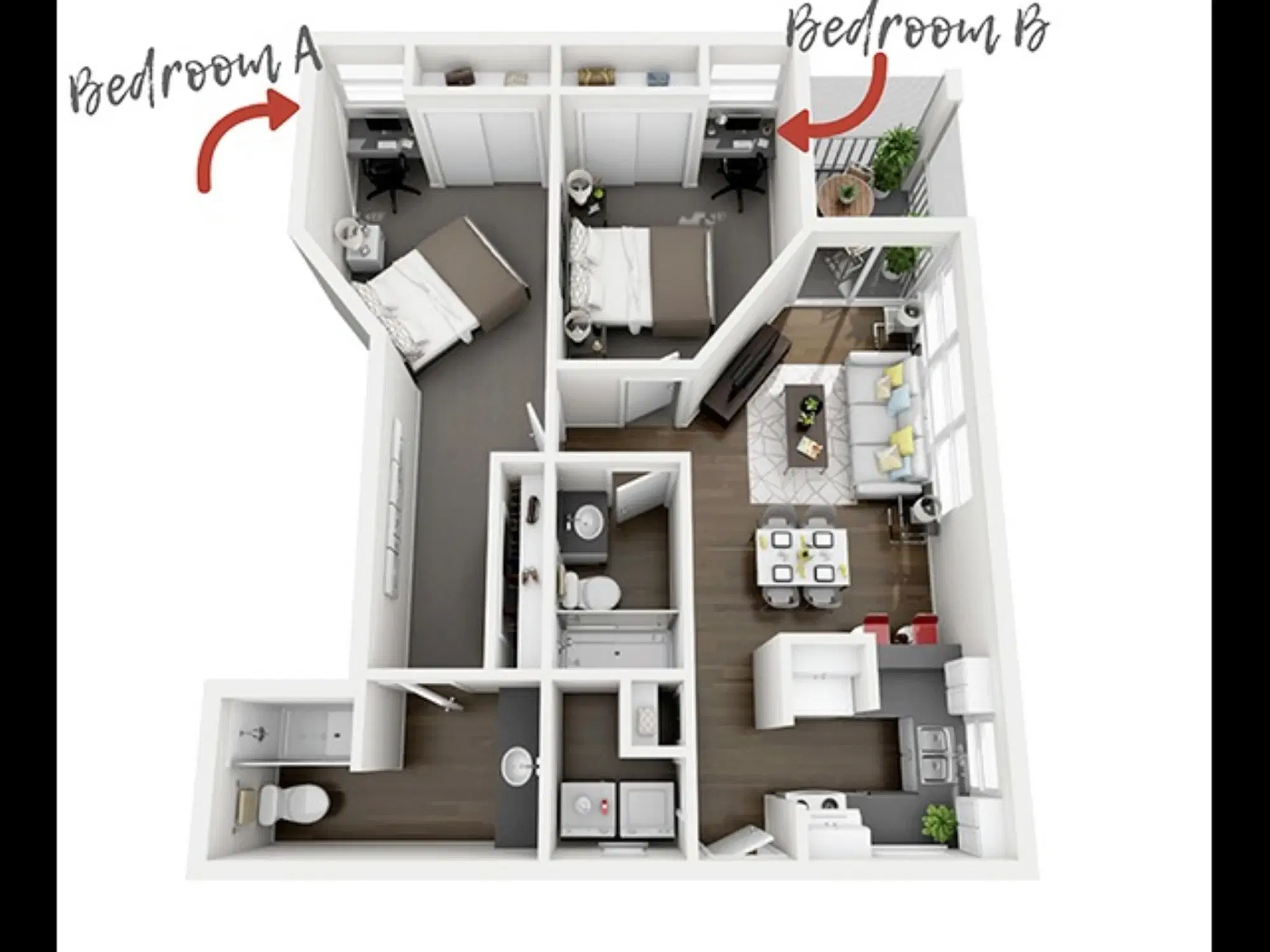 On50, Tampa – Large Room in 2 Bedroom 2 Bathroom