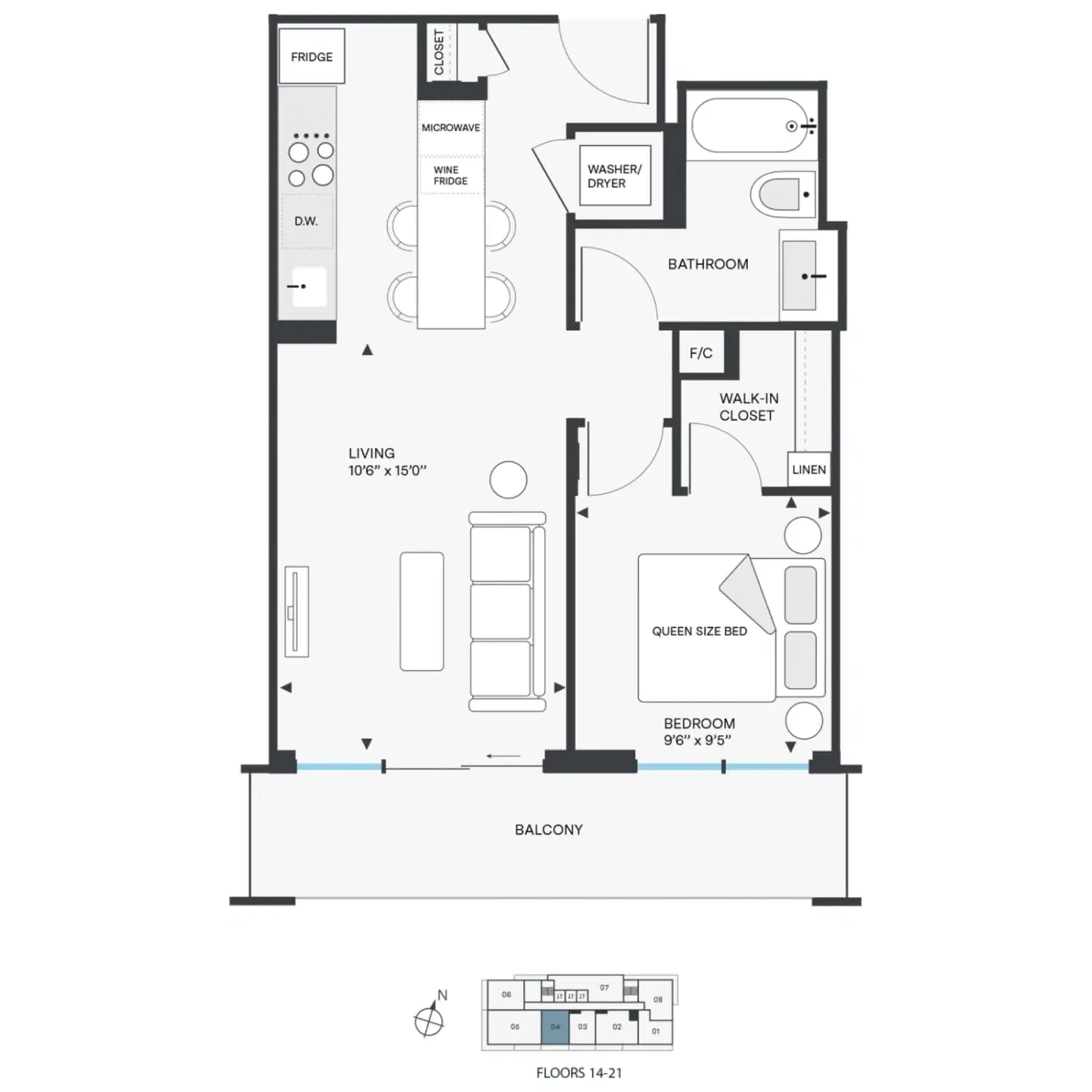 The Taylor, Toronto – 1 Bed 1 Bath