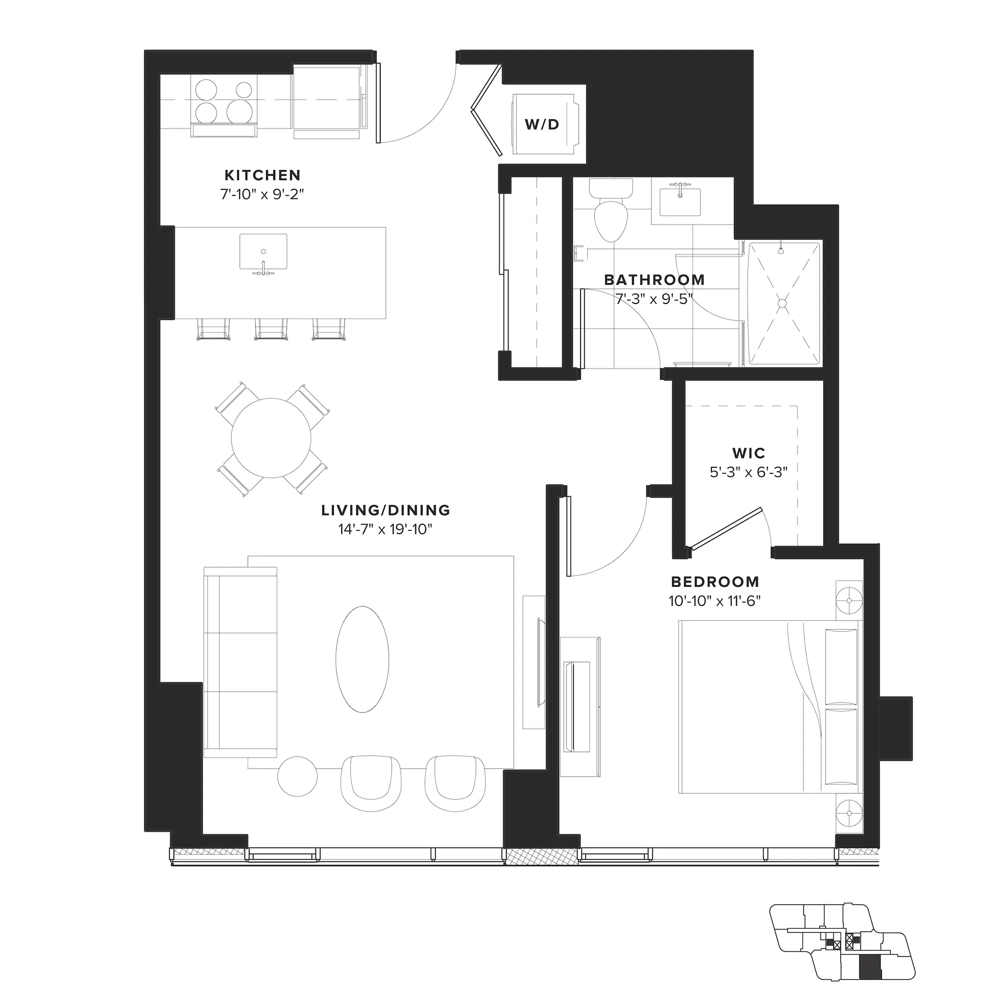 5252 Apartments, Chicago – 1 Bed 1 Bath