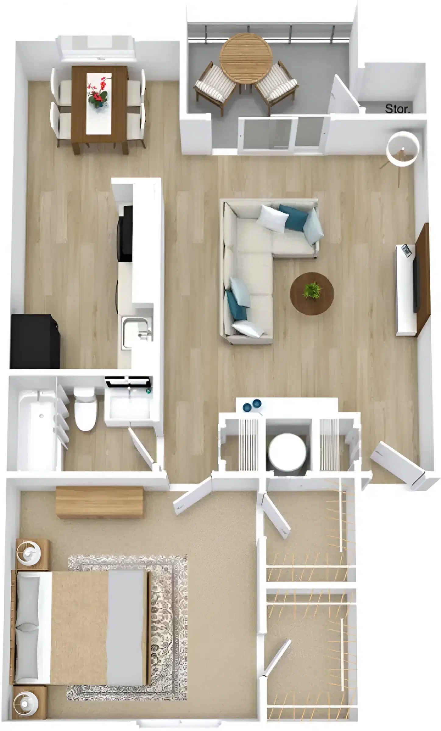 Osprey Pointe, St Petersburg – 1 Bed 1 Bath