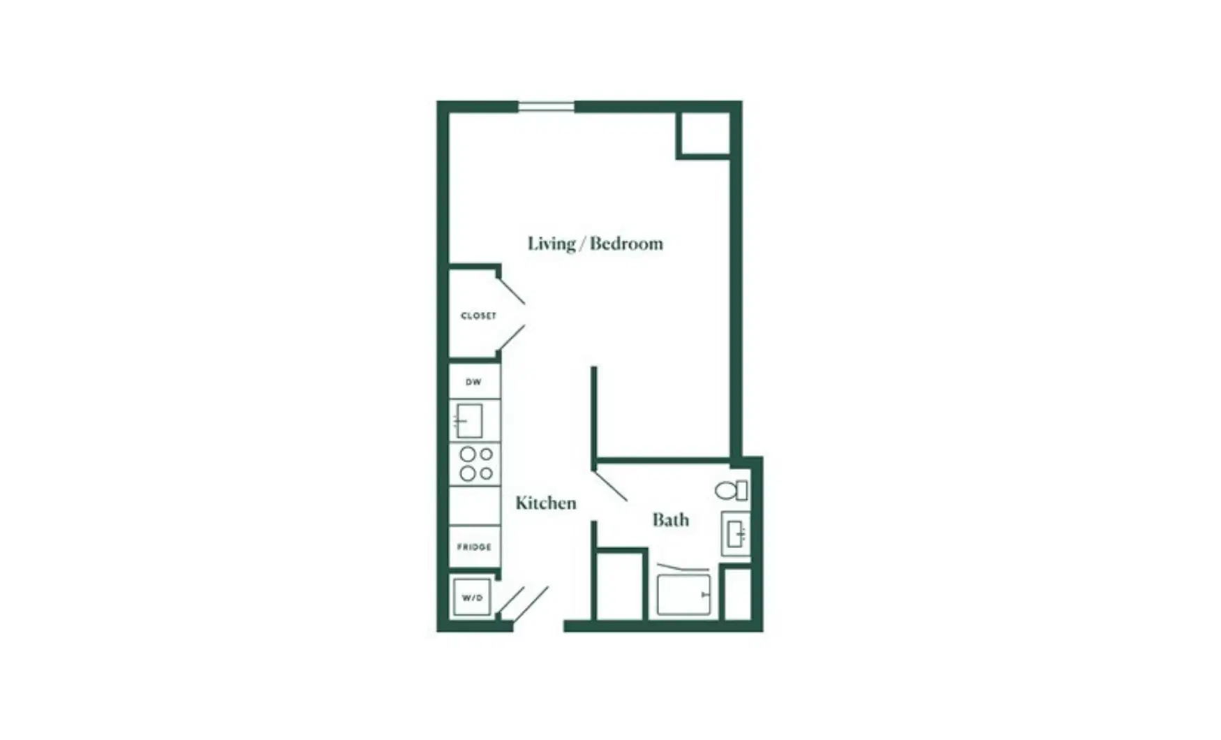 The Chestnut at University City, Philadelphia – Studio