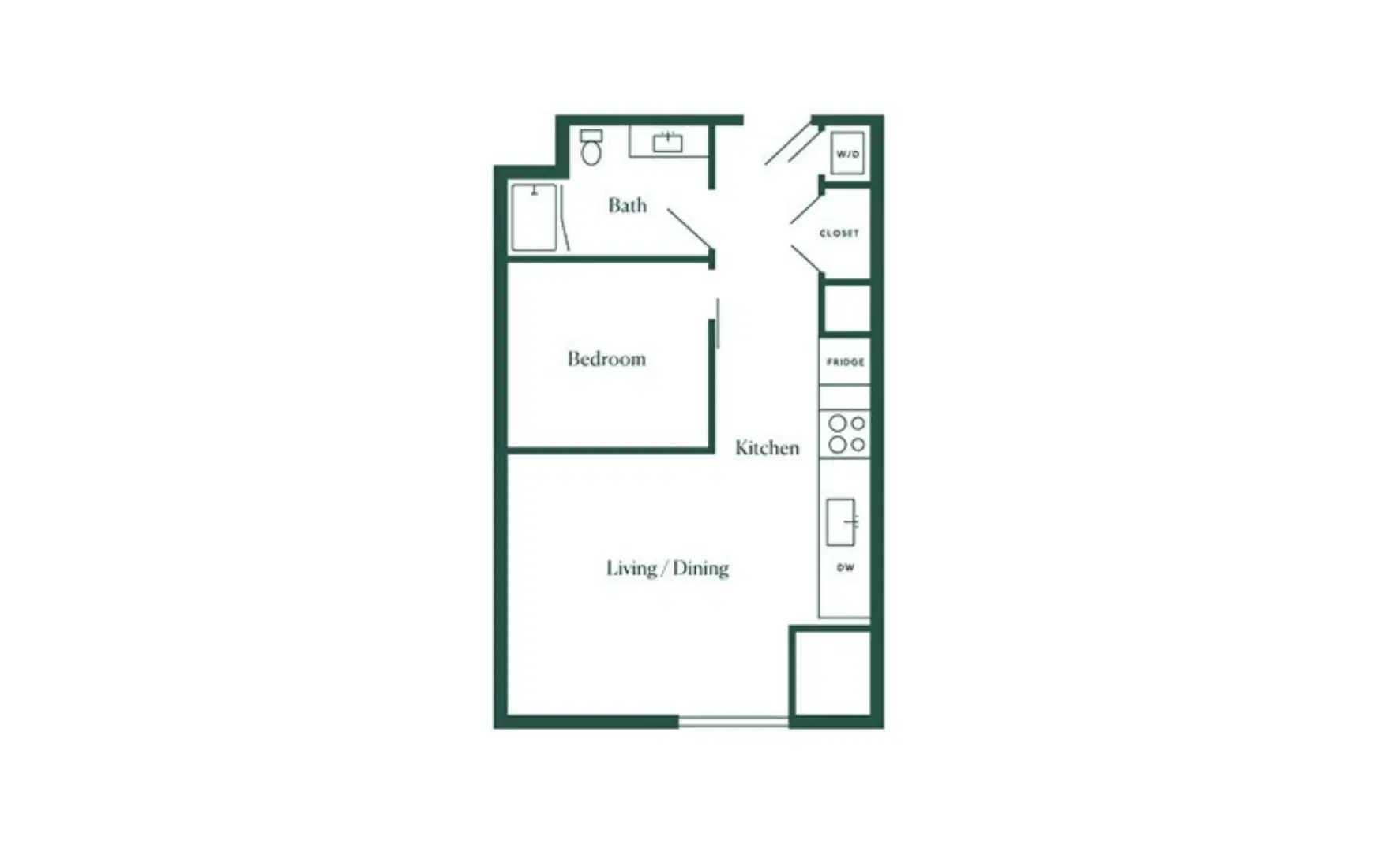 The Chestnut at University City, Philadelphia – 1 Bed 1 Bath