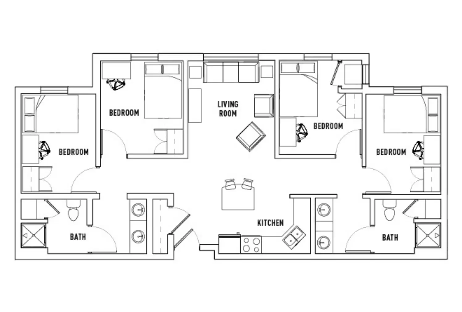 Drake West Village, Des Monies – Room in 4 Bedroom 2 Bathroom