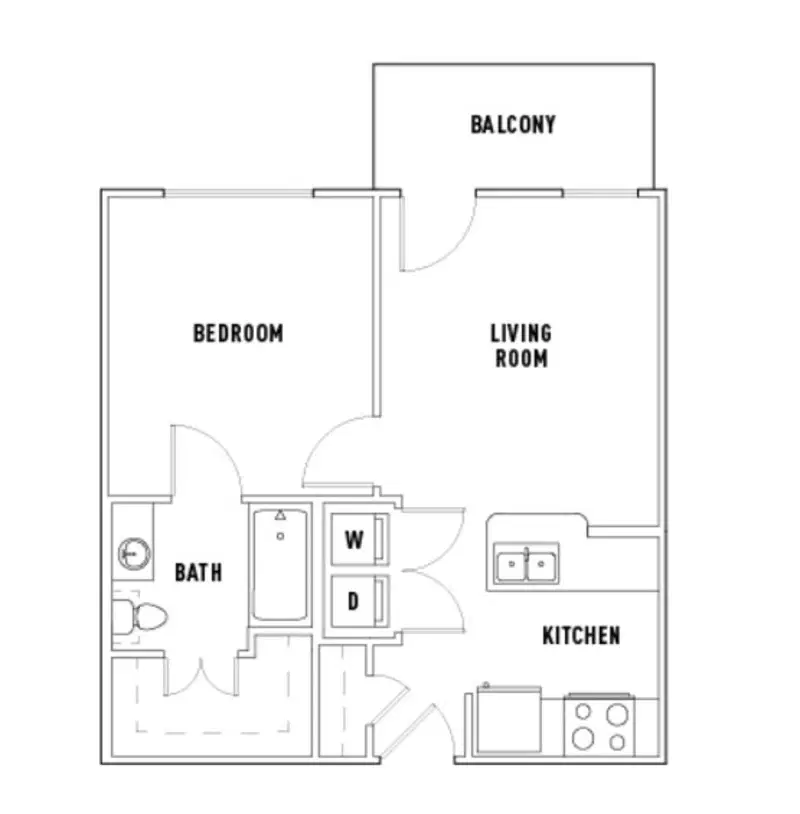 The Block, Austin – Pearl S: 1 Bed - 1 Bath A Premium Shared Bedroom