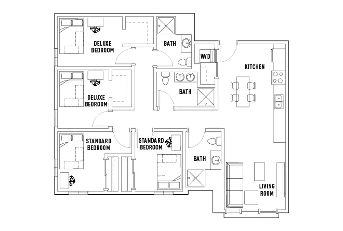 The Jack, Flagstaff – Room in 4 Bed - 3 Bath C