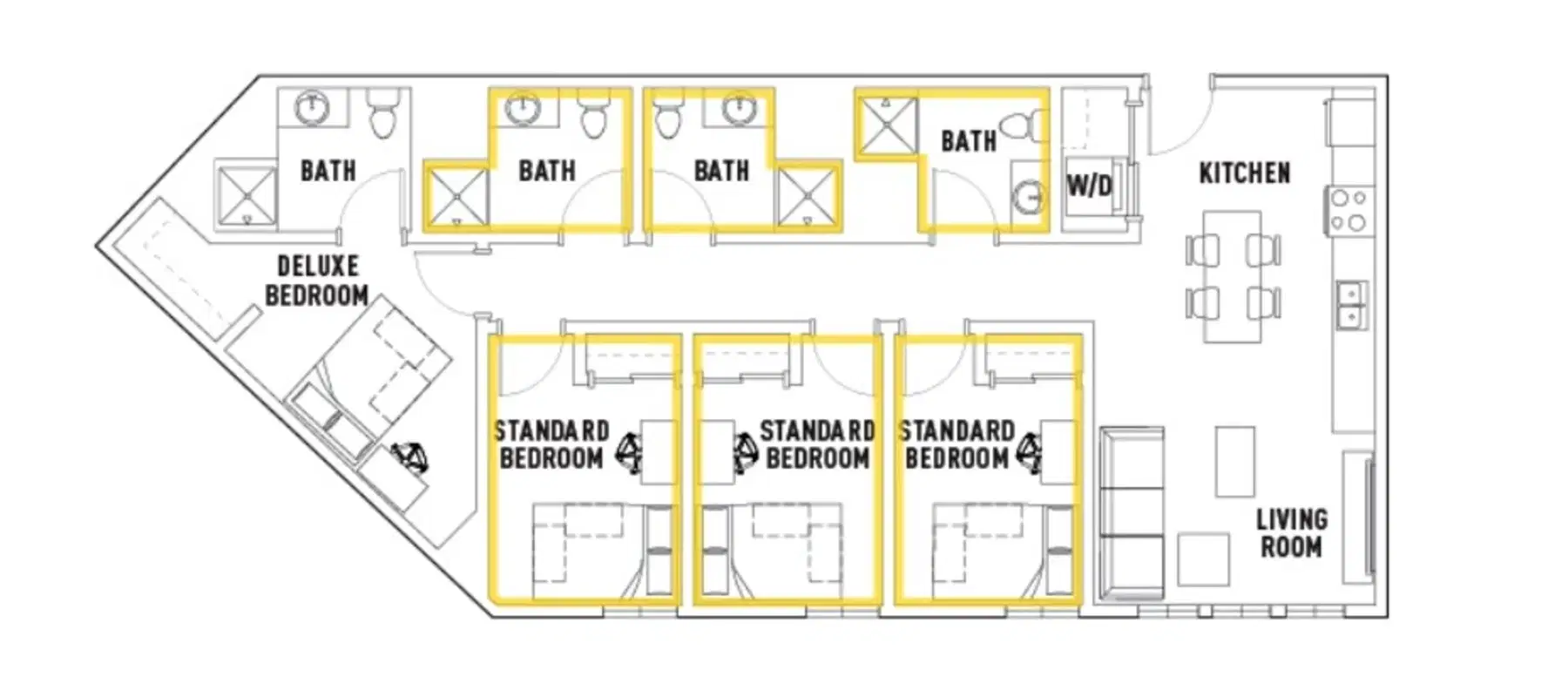 The Jack, Flagstaff – Room in 4 Bed - 4 Bath C